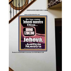 ADONAI TZIDKEINU Jehová, Justicia Nuestra   Obra cristiana   (GWSPAOVERCOMER9850)   "44x62"