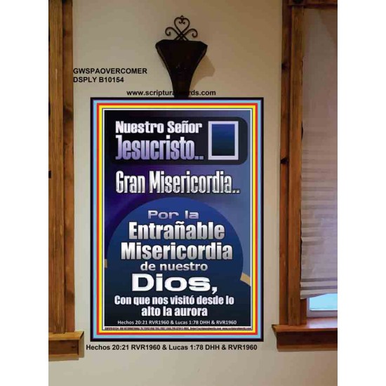 JesuCristo Gran Misericordia   Marco de pinturas bíblicas   (GWSPAOVERCOMER10154)   