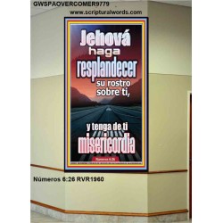 Jehová tendrá misericordia de ti   Arte Bíblico   (GWSPAOVERCOMER9779)   "44x62"