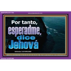 esperadme, dice Jehová   pinturas cristianas   (GWSPAPEACE11164)   