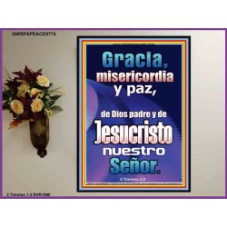 Gracia, misericordia y paz de Dios   Marco de Arte Religioso   (GWSPAPEACE9775)   "12x14"