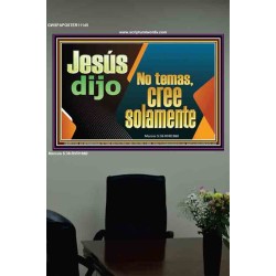 Jesús dijo No temas, cree solamente   Arte cristiano del marco   (GWSPAPOSTER11145)   
