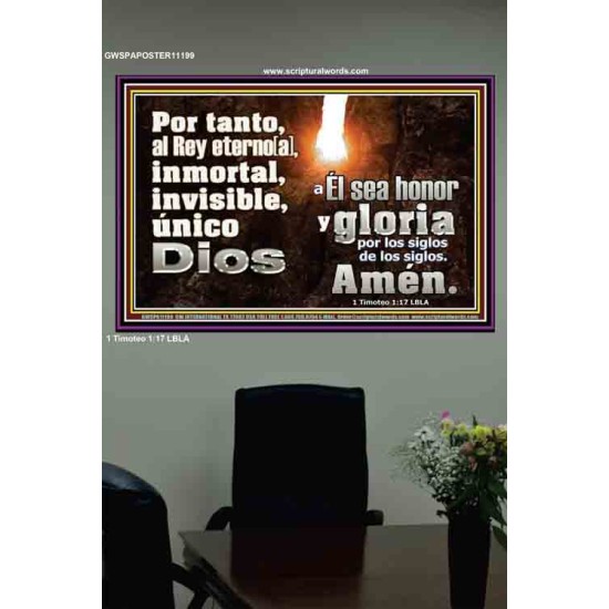 Inmortal, Invisible, único Dios Sabio   marco de arte cristiano contemporáneo   (GWSPAPOSTER11199)   