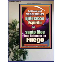 Santo La Columna de Fuego   Arte Bíblico   (GWSPAPOSTER10173)   "24x36"
