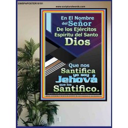 Santo El Santificador   Cartel cristiano contemporáneo   (GWSPAPOSTER10191)   "24x36"