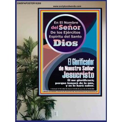 El Glorificador de Nuestro Señor Jesucristo   Decoración de la pared de la sala de estar enmarcada   (GWSPAPOSTER10200)   