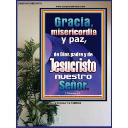 Gracia, misericordia y paz de Dios   Marco de Arte Religioso   (GWSPAPOSTER9775)   "24x36"