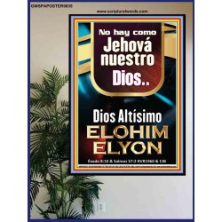 Dios Altísimo ELOHIM ELYON    Decoración de la pared de la sala de estar enmarcada   (GWSPAPOSTER9835)   
