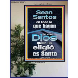 Sean Santos en todo lo que hagan   Obra cristiana   (GWSPAPOSTER9873)   "24x36"
