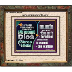 los que aman al Señor   Signos de marco de madera de las Escrituras   (GWSPAUNITY11152)   "25X20""