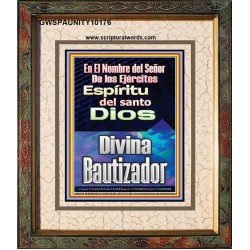 Santo Divino Bautizador   Versículos de la Biblia Póster   (GWSPAUNITY10176)   