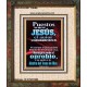 puestos los ojos en Jesús, el autor y consumador de la fe   Versículos de la Biblia Marco Láminas artísticas   (GWSPAUNITY9696)   