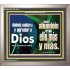 debes caminar y agradar a Dios   Marco Decoración bíblica   (GWSPAVICTOR10814)   "16X14"