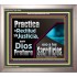 Practica la Rectitud y la Justicia   Retrato de las Escrituras   (GWSPAVICTOR10884)   "16X14"