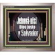 Jehová-nisi, Dios justo y Salvador   Versículo de la Biblia enmarcado   (GWSPAVICTOR9787)   