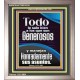 Todo le sale bien a los que son Generosos   Versículo de la Biblia enmarcado personalizado   (GWSPAVICTOR10235)   