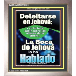 Deleitarse en Jehová   Arte de la pared de las Escrituras   (GWSPAVICTOR10823)   