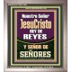 Nuestro Señor JesuCristo REY DE REYES Y SEÑOR DE SEÑORES   Carteles con marco de madera de las Escrituras   (GWSPAVICTOR11069)   