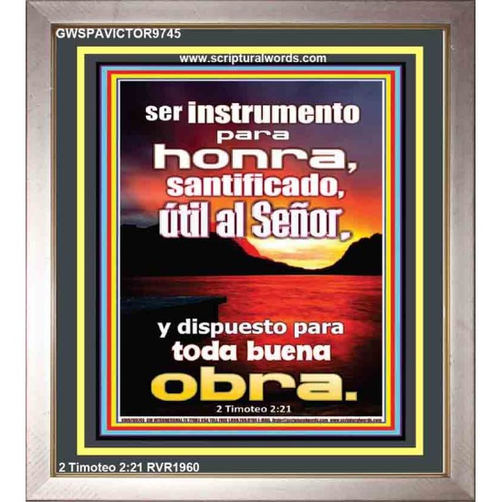 ser instrumento de honra, santificado, útil al Señor   Arte Religioso   (GWSPAVICTOR9745)   