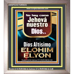 Dios Altísimo ELOHIM ELYON    Decoración de la pared de la sala de estar enmarcada   (GWSPAVICTOR9835)   